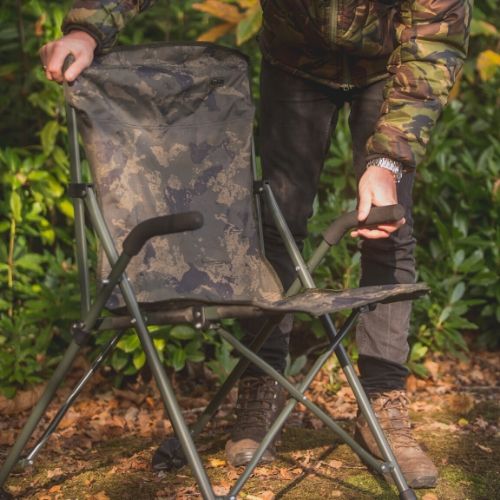 UNDERCOVER CAMO/GREEN FOLDABLE EASY CHAIR - HIGH